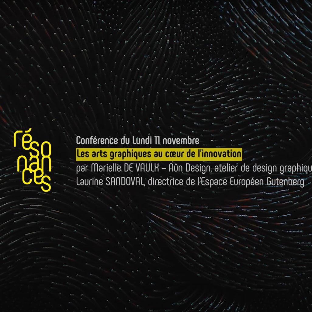 Les arts graphiques au cœur de l’innovation - salon résonances